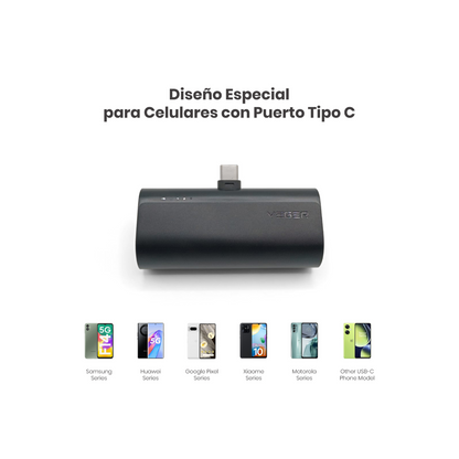 Power Bank Cargador Portátil Tipo C